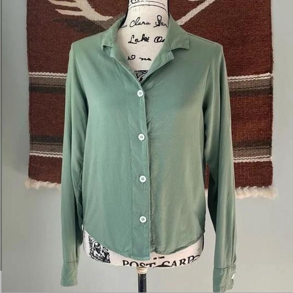 Big Bud Press Long Sleeve Pantry Button Up in Sage